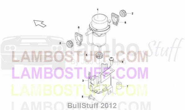 2012 Lamborghini GALLARDO BLANCPAIN - STS EUROPE ELECTRIC BRAKE SYSTEM PUMP (611.04.00)